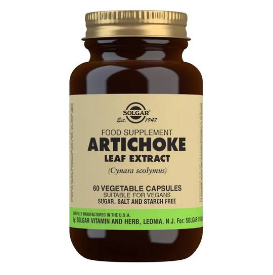 Solgar Artichoke Leaf Extract 60 Vegecapsules- EXP 31/1/24
